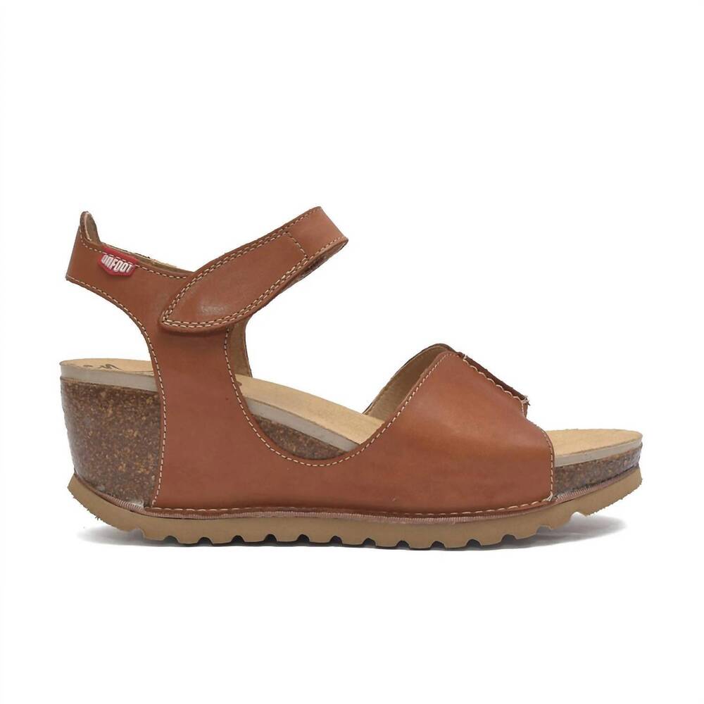 NEW ONFOOT women's samoa 310 wedge sandal in alfa cuero